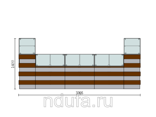 Торговый островок круговой